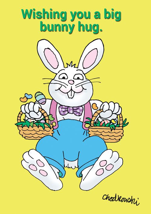Wishing You A Big Bunny Hug