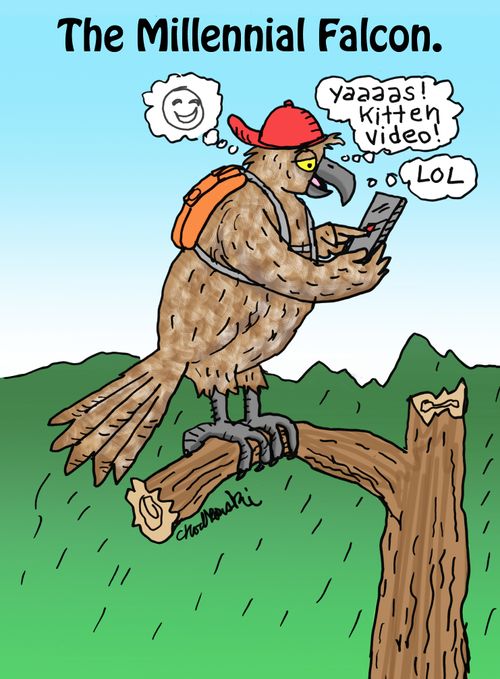 The Millennial Falcon.
