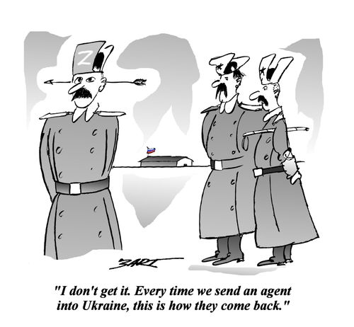 "I don't get it. Every time we send an agent into Ukraine, this how they come back."