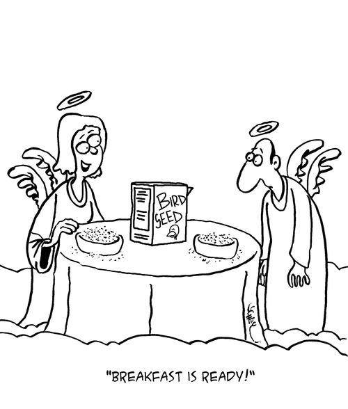 "Breakfast is ready!"