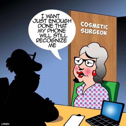 "I want just enough done that my phone will still recognize me."