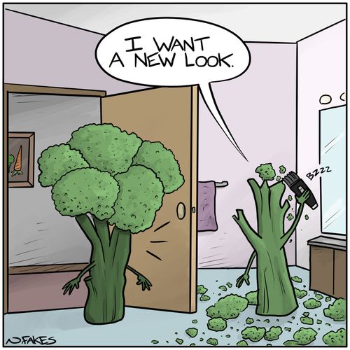 "I want a new look."