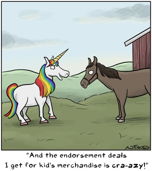 "And the endorsement deals I get for kid's merchandise is cra-azy!"