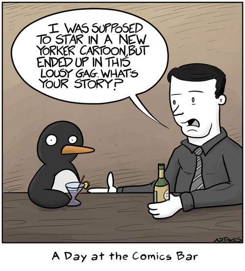 A Day at the Comics Bar