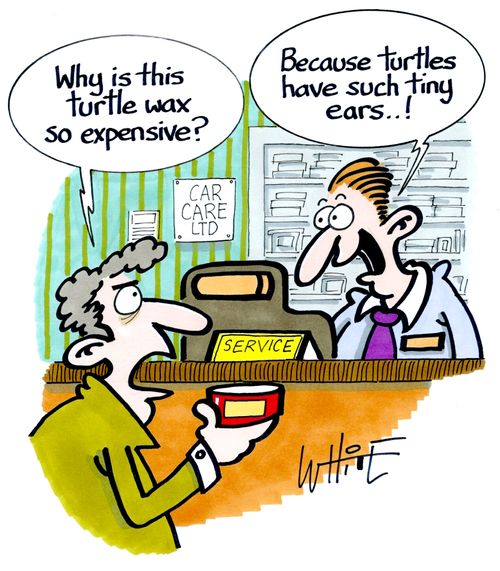 "Why is this turtle wax so expensive?"