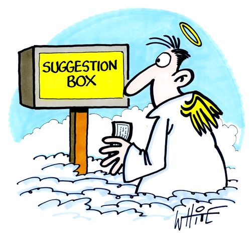 Heavenly Suggestion Box