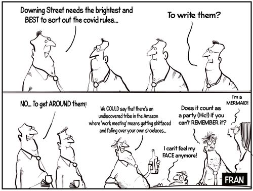 "Downing Street needs the brightest and BEST to sort out the covid rules..."