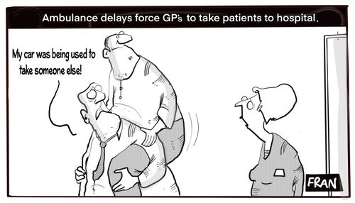 Ambulance delays force GPs to take patients to hospital
