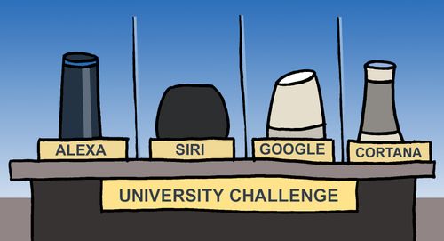 University Challenge with digital assistants.