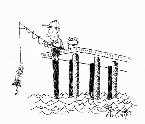 An angler catching an academy award