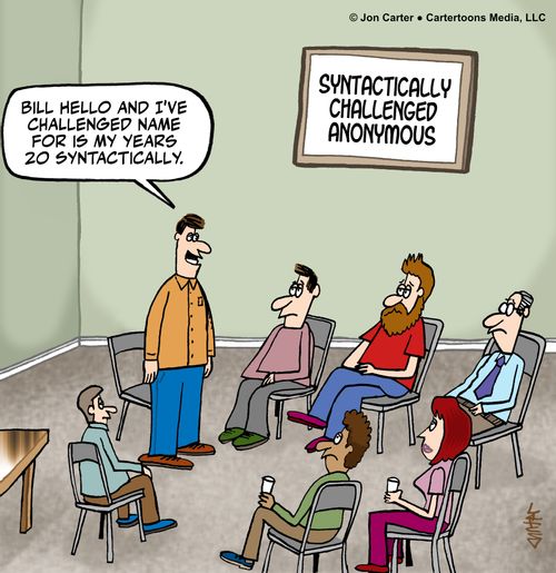Syntactically Challenged Anonymous