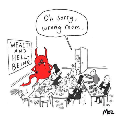 Wealth and Hellbeing.