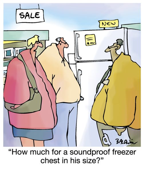 "How much for a soundproof freezer chest in his size?"