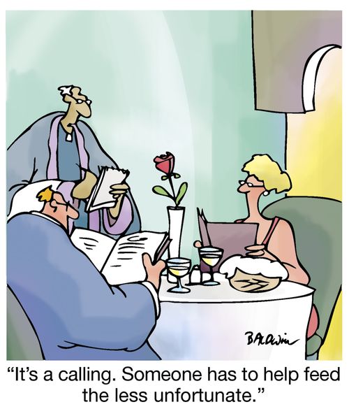 "It's a calling. Someone has to help feed the less fortunate." 