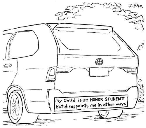 My Child is an Honor Student but disappoints me in other ways.