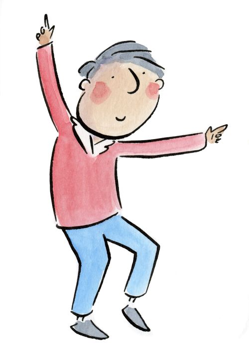 Man in a red jumper
