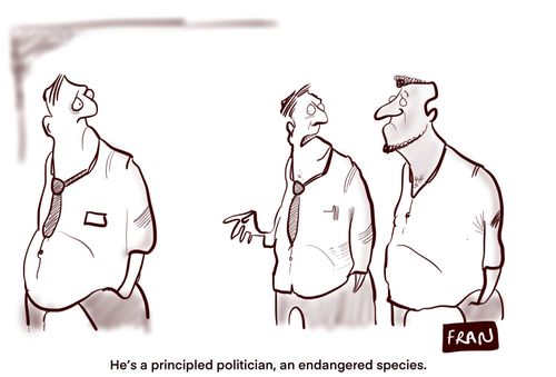 "He's a principled politician, an endangered species."