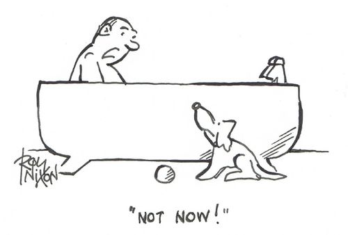 "Not now!"