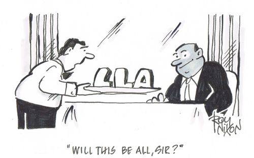 "Will this be all, sir?"