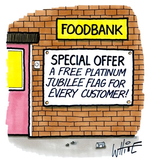 Food Bank: A Free Platinum Jubilee Flag For Every Customer!