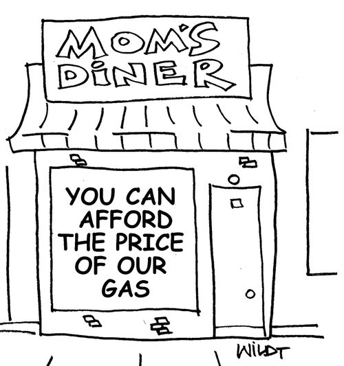 Mom's Diner: You Can Afford the Price of Our Gas