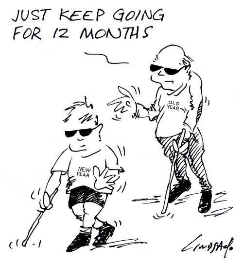 "Just keep going for 12 months."