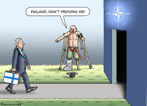"Finland, don't provoke me!"