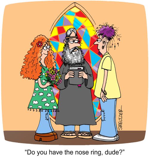 "Do you have the nose ring, dude?"