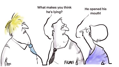 "What makes you think he's lying?"