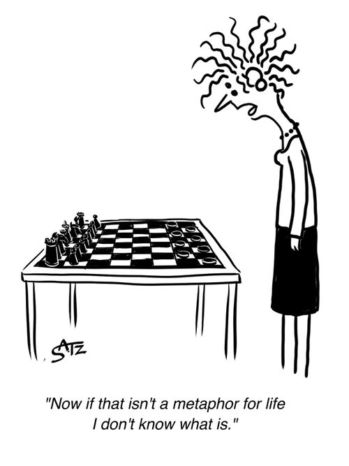 "Now if that isn't a metaphor for life I don't know what is."
