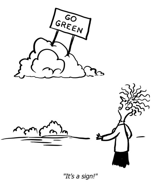 "It's a sign!"