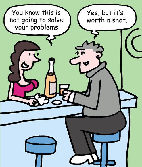 "You know this is to solve your problems."