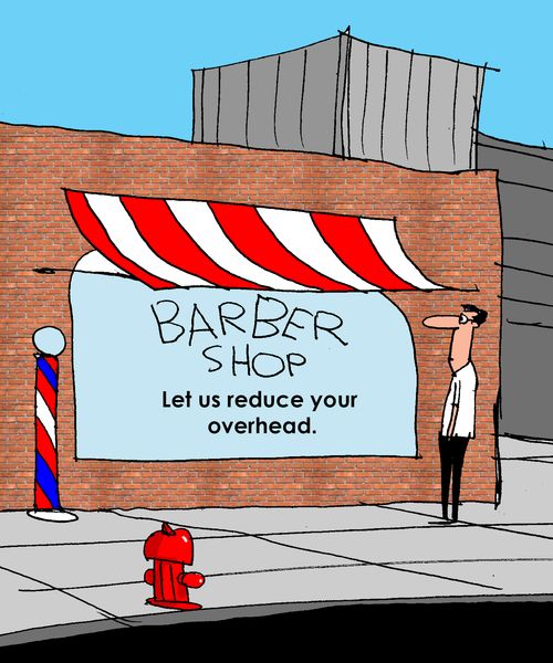 Barber Shop: Let Us Reduce Your Overhead