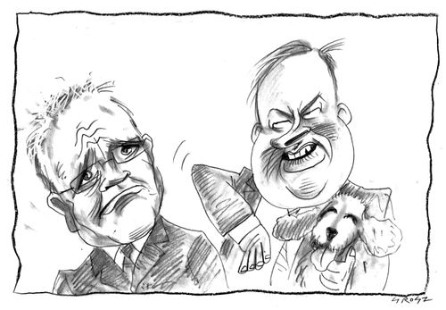 Scott Morrison and Anthony Albanese