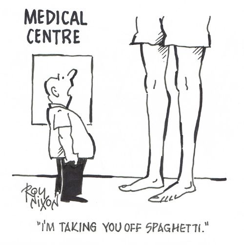 "I'm taking you off spaghetti."