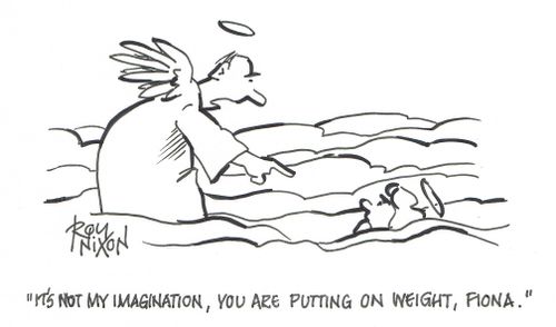 "It's not my imagination, you are putting on weight, Fiona."