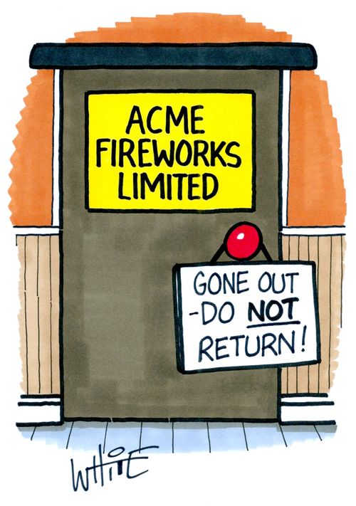 Fireworks Limited: Gone Out - Do Not Return!