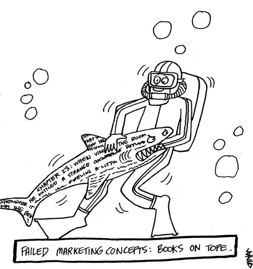 Failed Marketing Concepts: Books on Tope