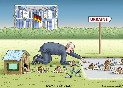 Snail Pace of German Aid