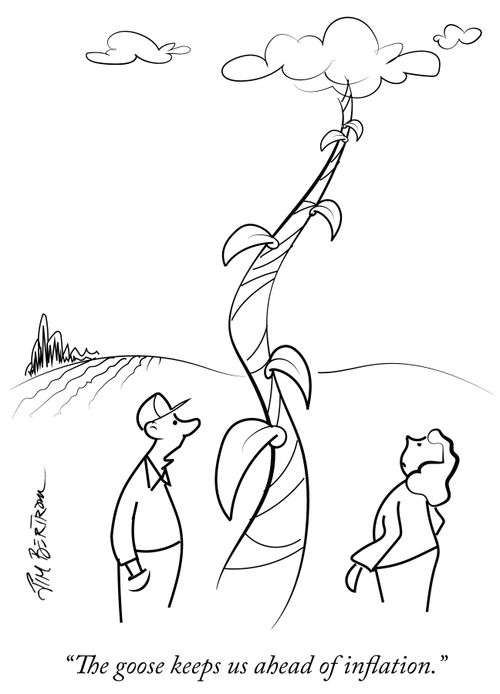 "The goose keeps us ahead of inflation."