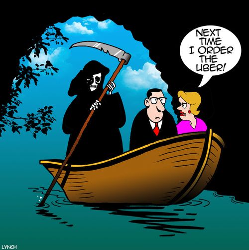 "Next time I order the Uber!"