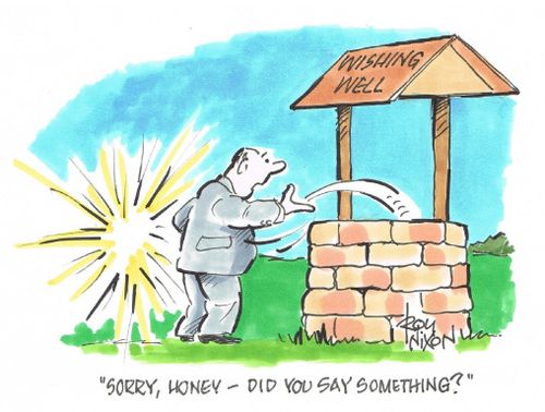 "Sorry, honey - did you say something?"