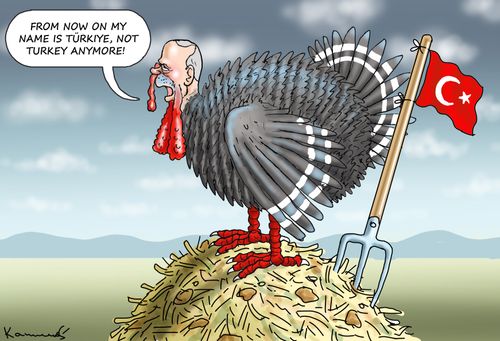 "From now on my name is Turkiye, not Turkey anymore!"