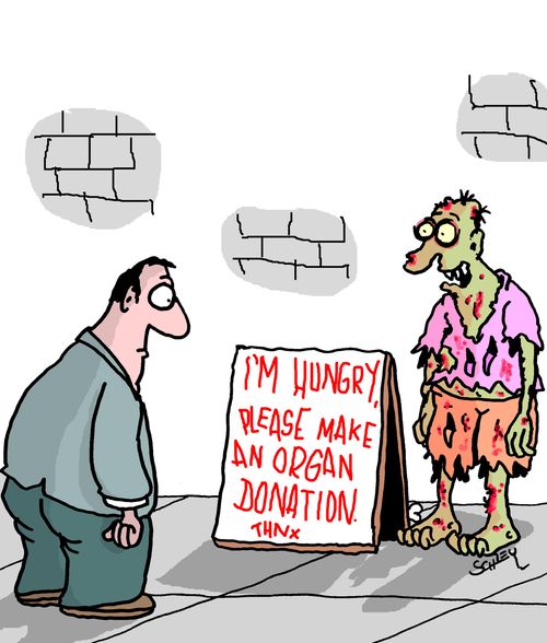 I'm Hungry, Please Make An Organ Donation