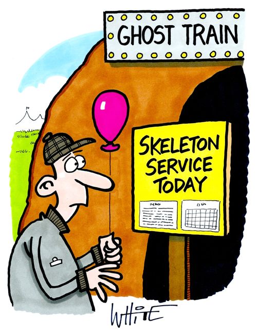 Ghost Train: Skeleton Service Today