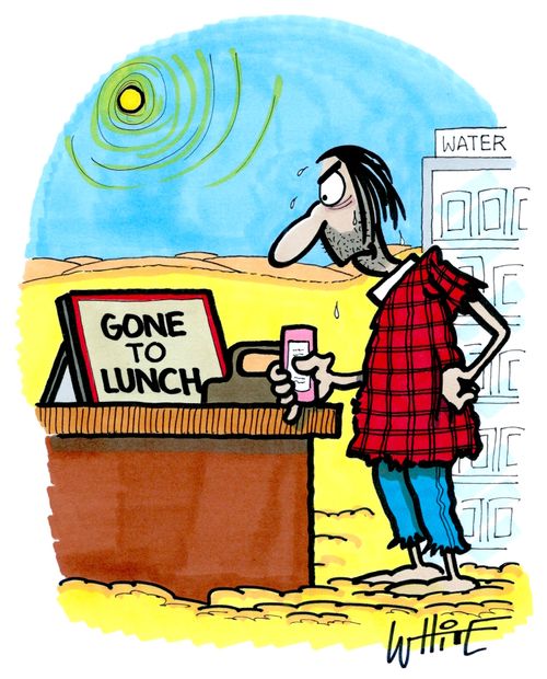 Gone to lunch