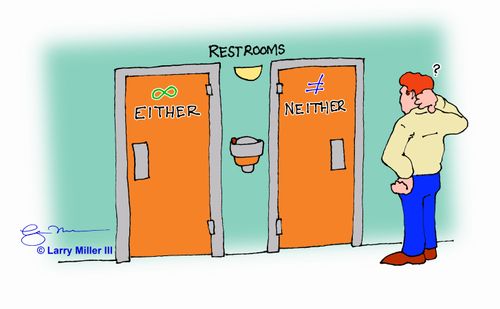 Restrooms: Either/Neither