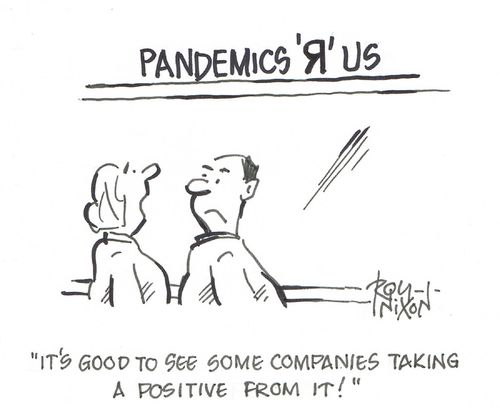 "It's good to see some companies taking a positive from it!"