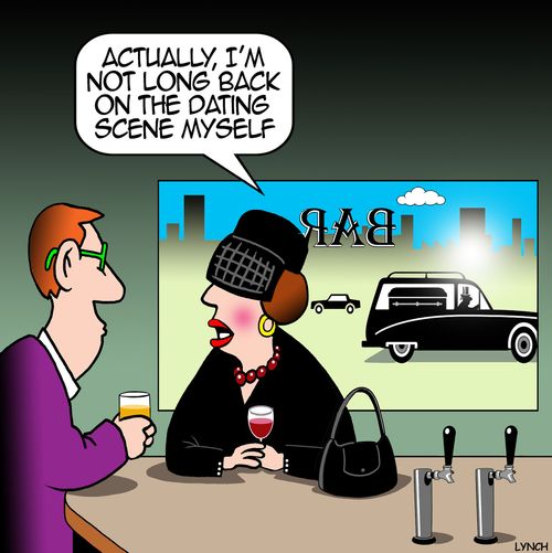 "Actually, I'm not long back on the dating scene myself."