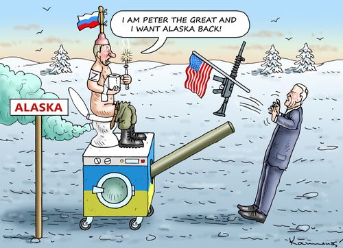 "I am Peter the Great and I want Alaska back."
